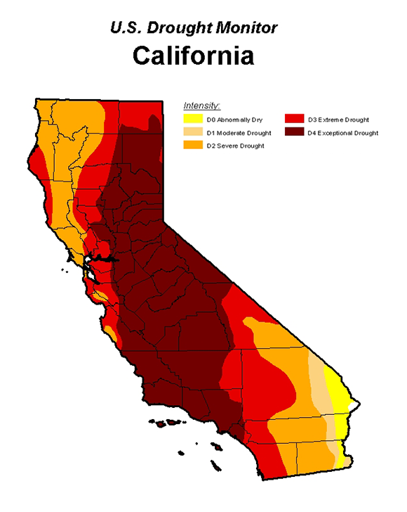 California drought conditions, water conservation, H20